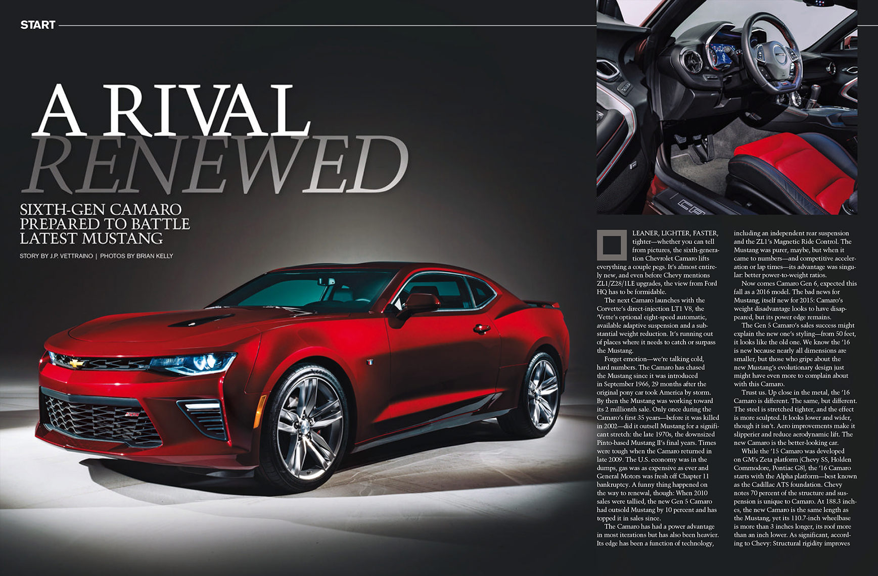 2016 Camaro for Autoweek Magazine